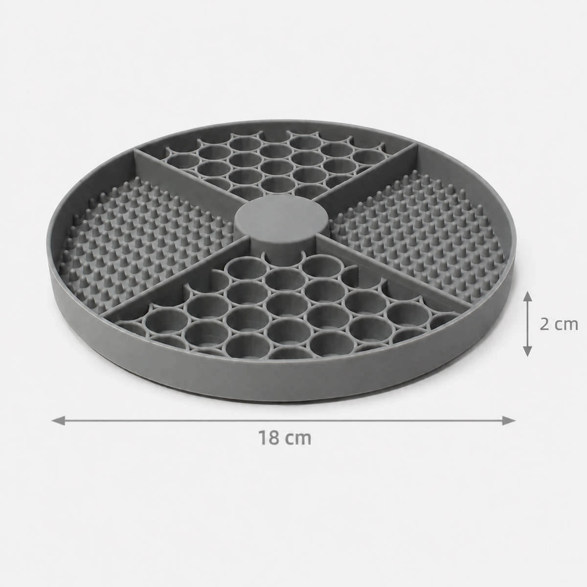 Tapis de léchage rond