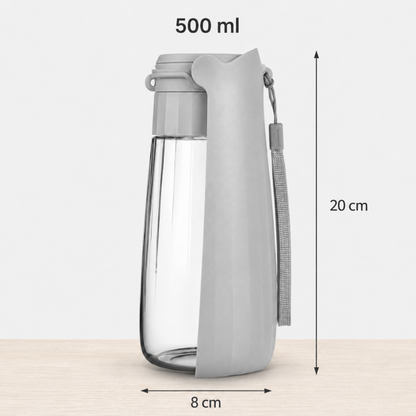 Bouteille d'eau avec bol à boire