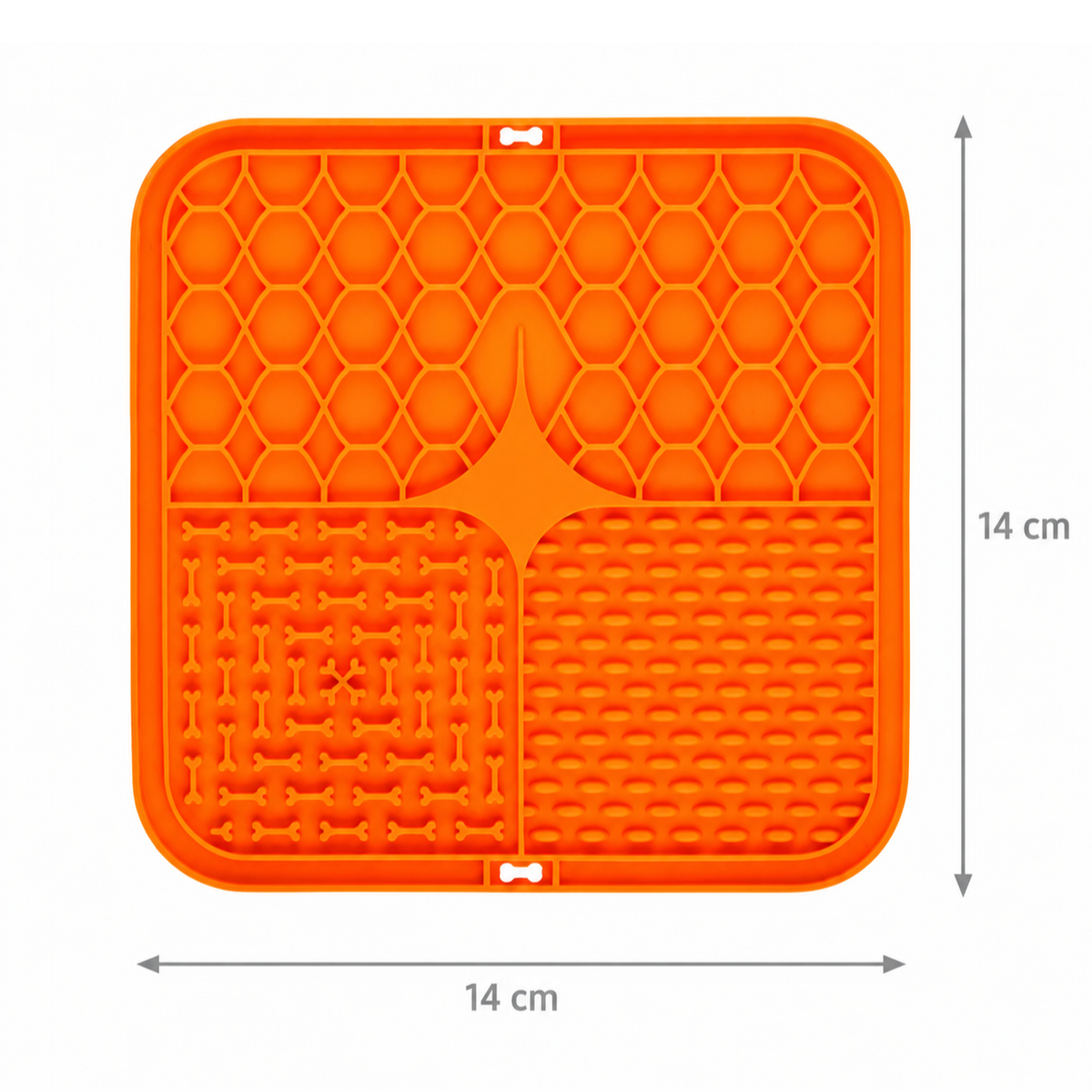Tapis de léchage rectangle