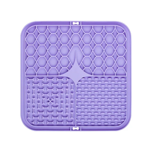 Pet Lick Silicone Mat for Dogs Pet Slow Food Plate Dog Bathing Distraction Silicone Dog Sucker Food Training Dog Feeder Supplies